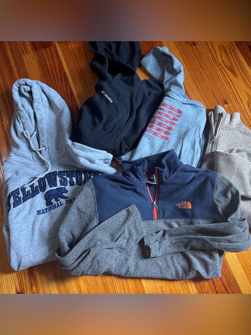 1/4 Zip and hoodie lot